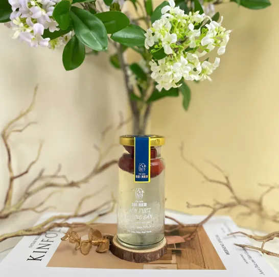 Yến chưng tươi táo đỏ 150ml