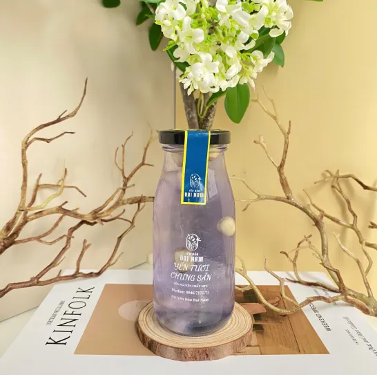 Yến chưng tươi hoa đậu biếc lá dứa 250ml