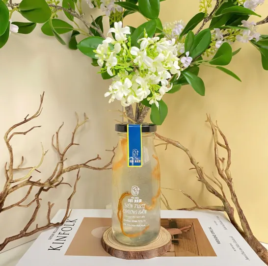 Yến chưng tươi hoa đông trùng hạ thảo 250ml